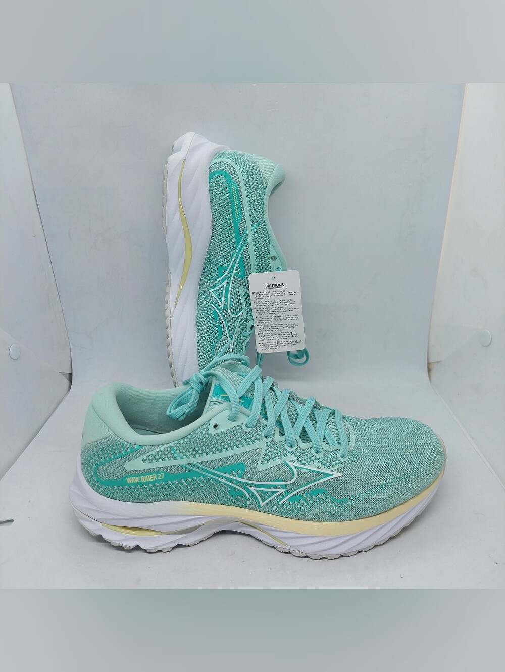 Mizuno Wave Rider 27 Sneakers Running Gym Sport Shoes Womens Size 8 J1GD230374